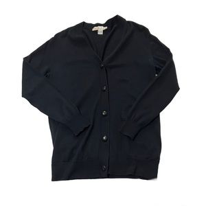 Tory Burch | 100% Merino Wool Button Up Cardigan Sweater